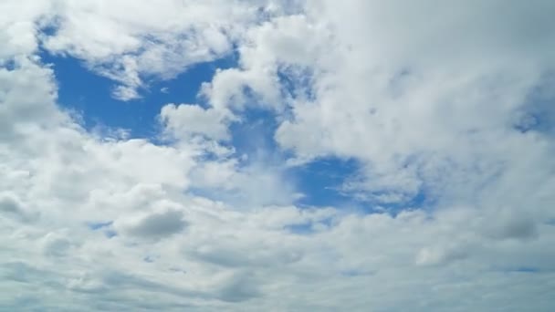 Záběry Nádherné Oblohy Pohyblivými Mraky Časová Prodleva — Stock video