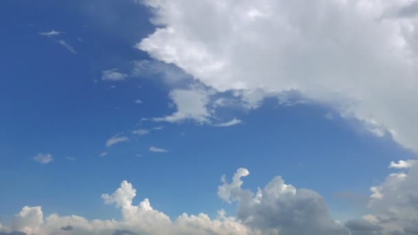 Imágenes Del Hermoso Cielo Con Nubes Movimiento Lapso Tiempo — Vídeos de Stock