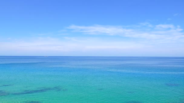 Lugna Bilder Vackra Vågiga Havet — Stockvideo