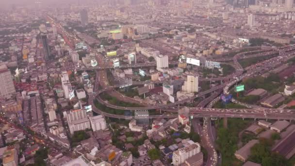 Imagens Lapso Tempo Cênico Cidade Bangkok — Vídeo de Stock