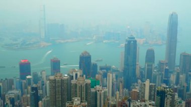 Asya şehrinde modern binaların doğal görüntüleri