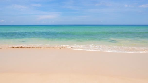 Imágenes Tranquilas Hermoso Mar Ondulado — Vídeo de stock