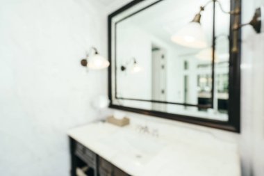 Soyut bulanıklık ve ufuk banyo iç dekorasyon arka planı için