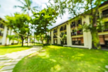 Soyut bulanıklık ve ufuk otel ve tatil