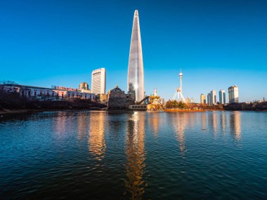 Seoul, Güney Kore: 8 Aralık 2018 güzel mimari boğa