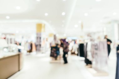 Soyut bulanıklık ve ufuk alışveriş merkezi mağazası