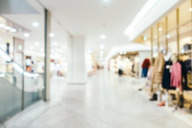 Soyut bulanıklık ve ufuk lüks alışveriş merkezi bölümü s