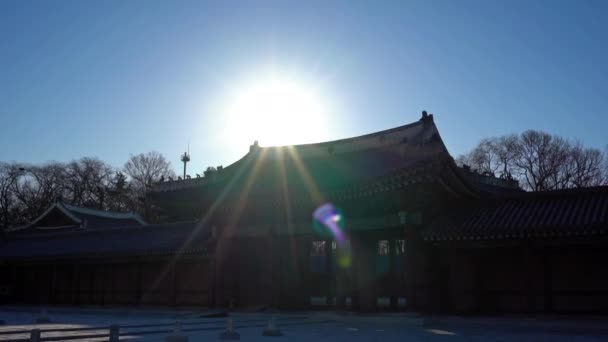 Фрагменти Славетного Китайського Храму — стокове відео