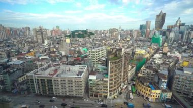 Asya şehrinde modern binaların doğal görüntüleri