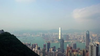 Asya şehrinde modern binaların doğal görüntüleri