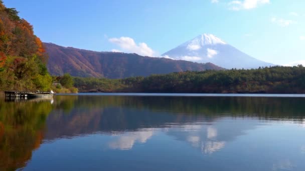 Látványos Felvételeit Gyönyörű Mountain Fuji Japán — Stock videók