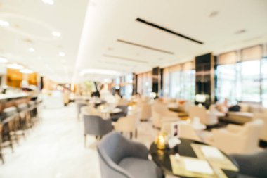 Soyut bulanıklık ve ufuk otel ve lobi iç