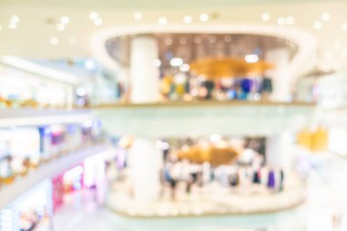 Soyut bulanıklık ve güzel lüks alışveriş merkezi Interio bulanıklık