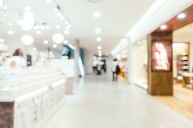 Soyut bulanıklık ve ufuk lüks alışveriş merkezi bölümü s