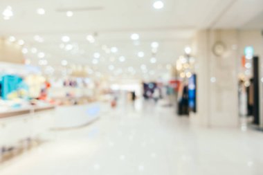 Soyut bulanıklık ve ufuk lüks alışveriş merkezi bölümü s