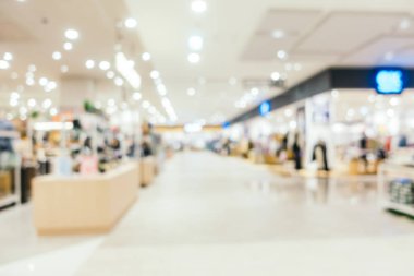 Soyut bulanıklık ve alışveriş merkezinde, ufuk alışveriş merkezi