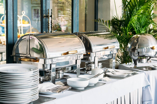 Breakfast with Catering buffet in restaurant