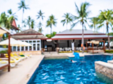 Soyut bulanıklık ve ufuk otel ve tatil arka plan