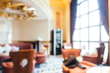 Soyut bulanıklık ve ufuk otel lobi iç