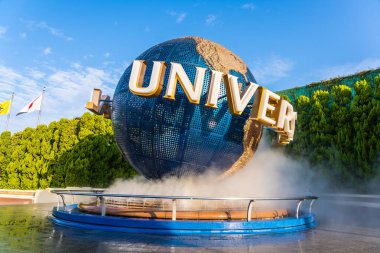 Osaka, Japonya - 12 Kasım 2018: güzel eğlence cazibe