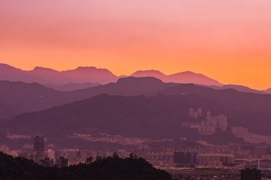 Taipei şehrinin güzel mimarisi