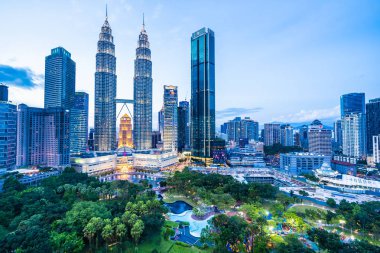 Dış Kuala Lumpur şehirde bina güzel mimari