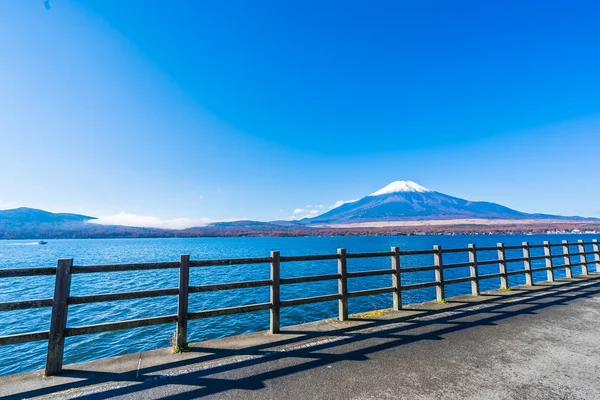 Όμορφο τοπίο του βουνού fuji γύρω από τη λίμνη yamanakako — Φωτογραφία Αρχείου