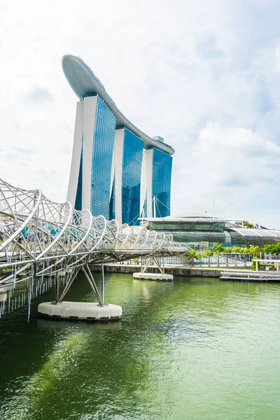 Singapur, 21 ene 2019: Hermoso edificio de arquitectura rascacielos —  Fotos de Stock