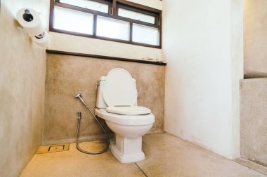 Beyaz kase koltuk Dekorasyon Banyo