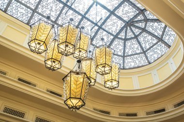 Güzel lüks elektrikli tavan ışık lamba dekorasyon