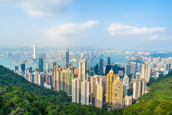 美丽的建筑建筑, 香港城市景观 — 图库照片
