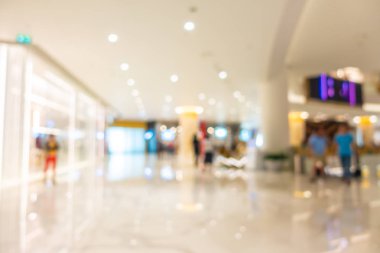 Soyut bulanıklık ve güzel lüks alışveriş merkezi Interio bulanıklık