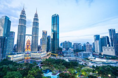 Kuala lumpur sk dış şehirde bina güzel mimari