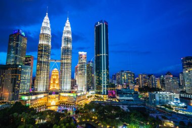 Dış Kuala Lumpur şehirde bina güzel mimari