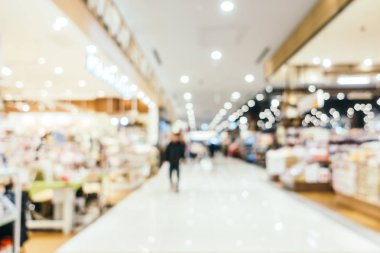 Soyut bulanıklık ve alışveriş merkezinde, ufuk alışveriş merkezi