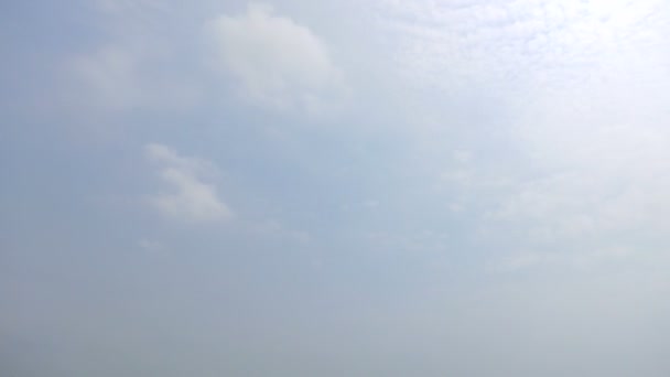 Imágenes Del Cielo Con Nubes Movimiento Con Espacio Copia — Vídeo de stock