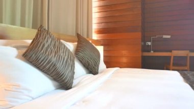 otel yatak odası lüks iç görüntüleri