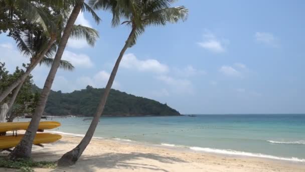 Imágenes Tranquilas Hermoso Mar Ondulado — Vídeo de stock