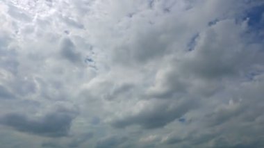 hareketli bulutlar ile güzel gökyüzü görüntüleri, zaman atlamalı