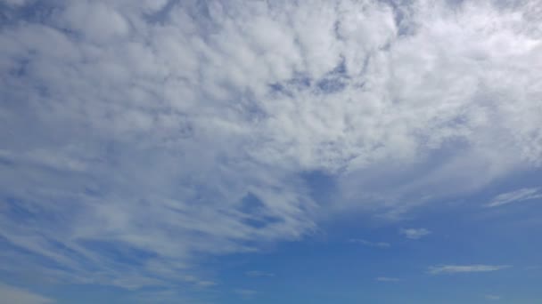 Imágenes Del Hermoso Cielo Con Nubes Movimiento Lapso Tiempo — Vídeos de Stock