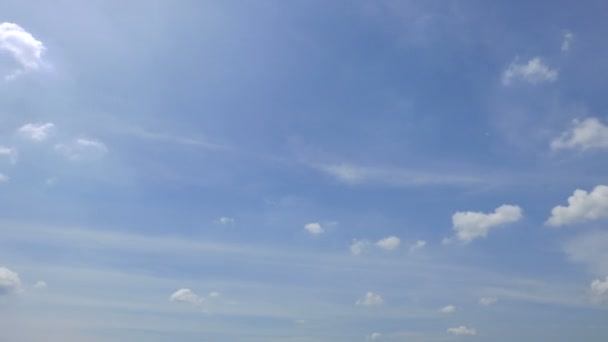 Imágenes Del Hermoso Cielo Con Nubes Movimiento Lapso Tiempo — Vídeos de Stock
