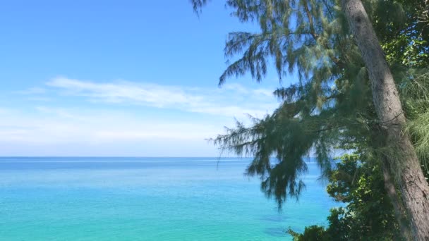 Imágenes Tranquilas Hermoso Mar Ondulado — Vídeo de stock