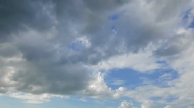 hareketli bulutlar ile güzel gökyüzü görüntüleri, zaman atlamalı
