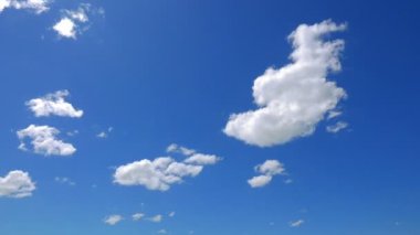 hareketli bulutlar ile güzel gökyüzü görüntüleri, zaman atlamalı