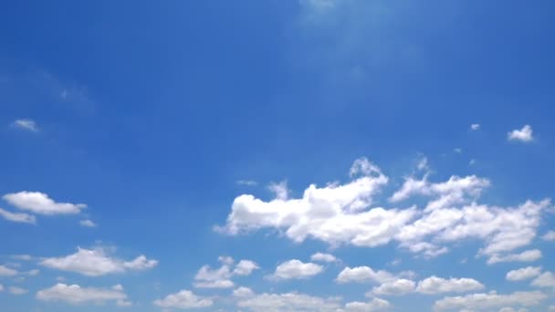 Beelden Van Prachtige Hemel Met Bewegende Wolken Timelapse — Stockvideo