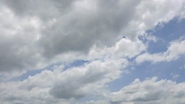 Imágenes Del Hermoso Cielo Con Nubes Movimiento Lapso Tiempo — Vídeos de Stock