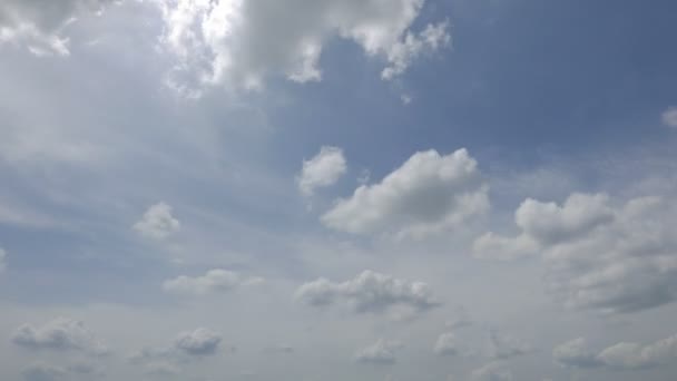 Aufnahmen Des Schönen Himmels Mit Bewegten Wolken Zeitraffer — Stockvideo