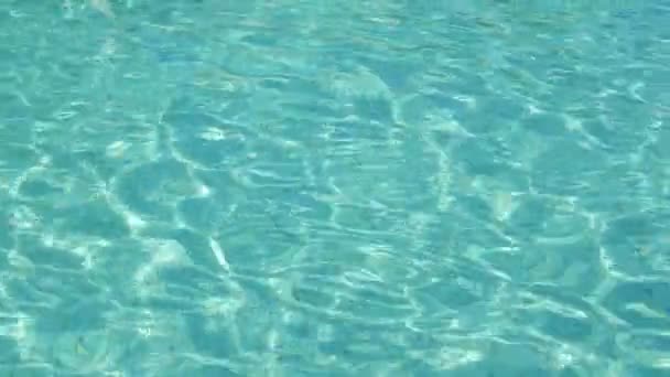 Riprese Full Frame Della Piscina Acqua — Video Stock