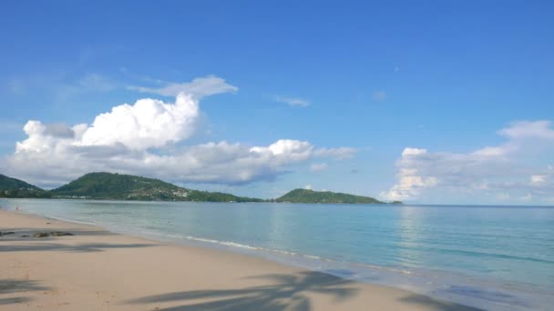 Imágenes Tranquilas Hermoso Mar Ondulado — Vídeo de stock