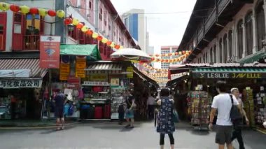 Modern megalopolis Asya şehrinin manzaralı görüntüleri